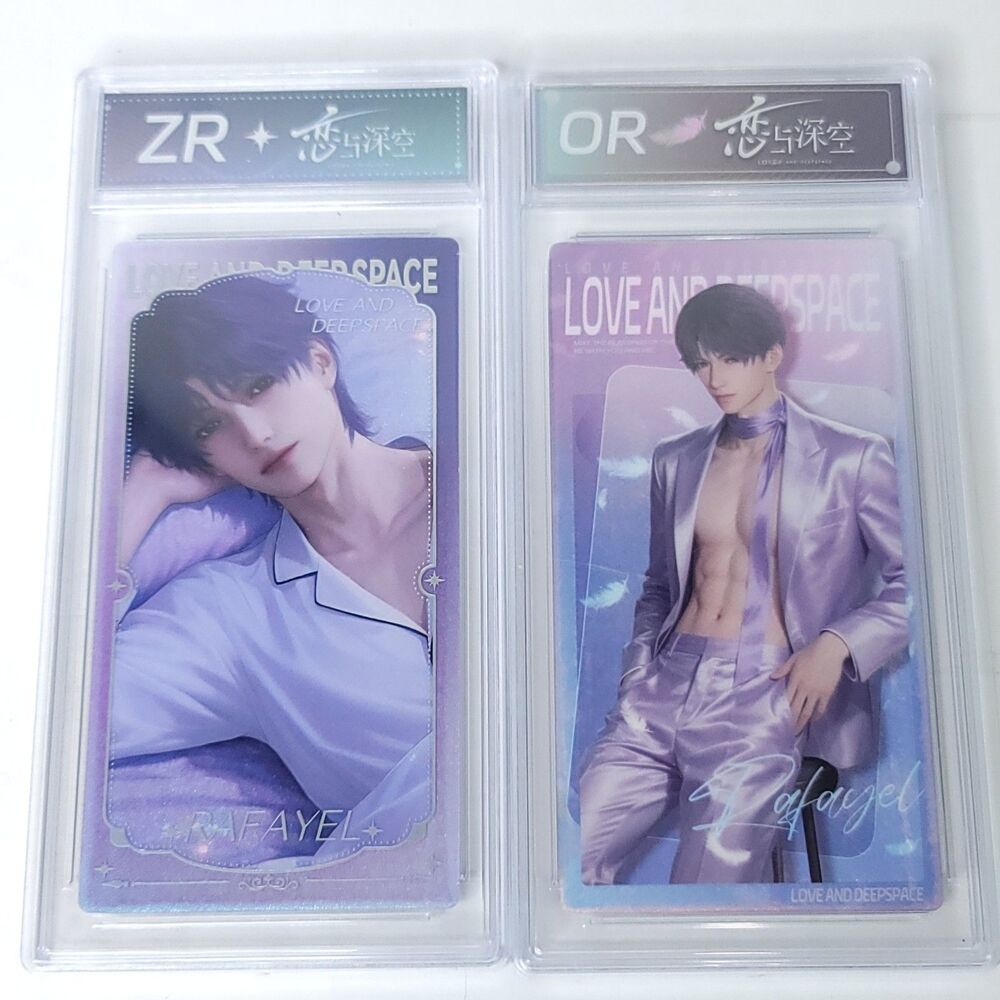 Love and Deep Space Xavier Rafayel Trading Card Encased Collectible Lot of 2